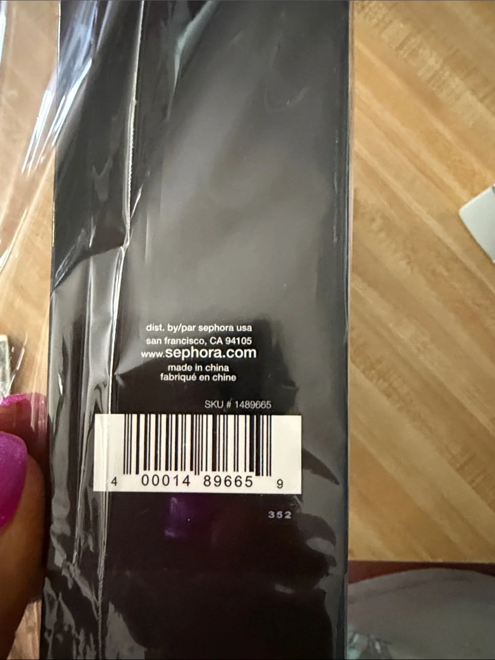 Sephora Black Brush Set with Silver Ferrules brand new in original packaging